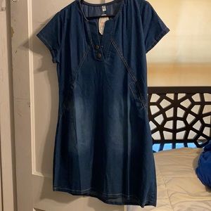 Denim minidress new with tags